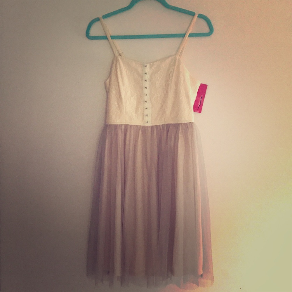 Dreamy lace and tulle dress